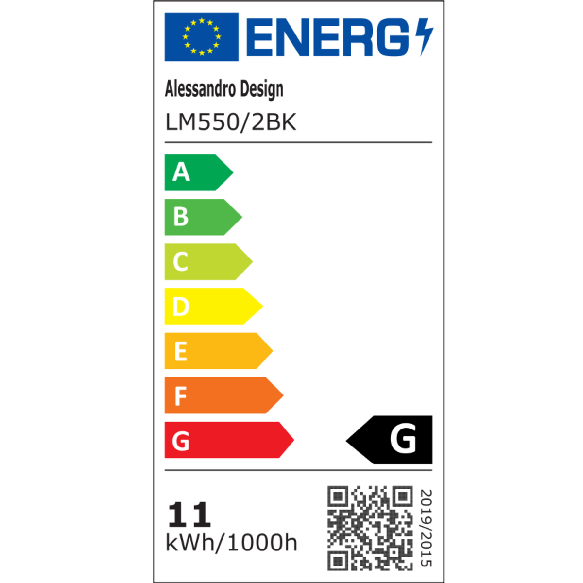 Lustra LED Suspendata LM550/2BK, 11W, Lumina 3000/4000/6000K, Negru, Inaltime Reglabila