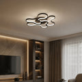 Lustra LED cu telecomanda ORMS Eleganza, 3000K/4000K/6000K, 126W, Metal și Plastic, Negru