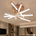 Lustra LED cu Telecomanda LT182/5WH, 68W, 5 Elemente, Lumina Rece/Clada/Neutra, Dimabila, Alb
