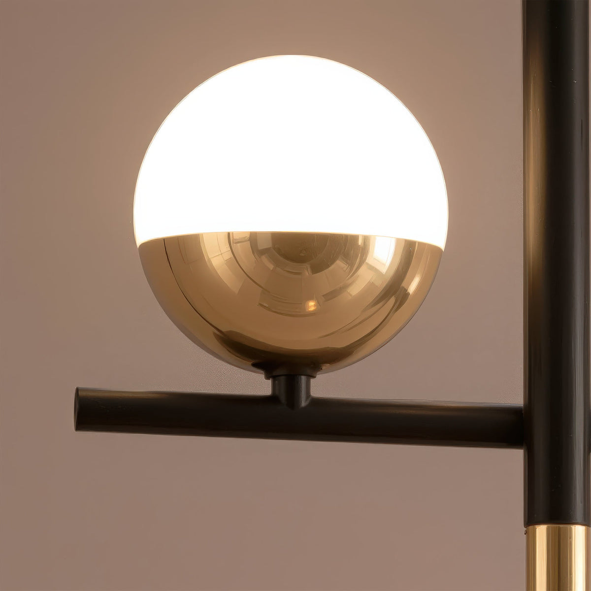 DAMARA 44W LED Pendant Chandelier with Remote Control, Cool/Warm/Neutral Light, Dimmable, Black, Adjustable Height, imaginea 2