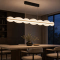 Lustra LED suspendata cu Telecomanda ISOTTA 105W, lumina Rece/Calda/Neutra 3000K/4000K/6000K, Dimabila,Inaltime Reglabila, Negru si Argintiu, Metal si Cristal