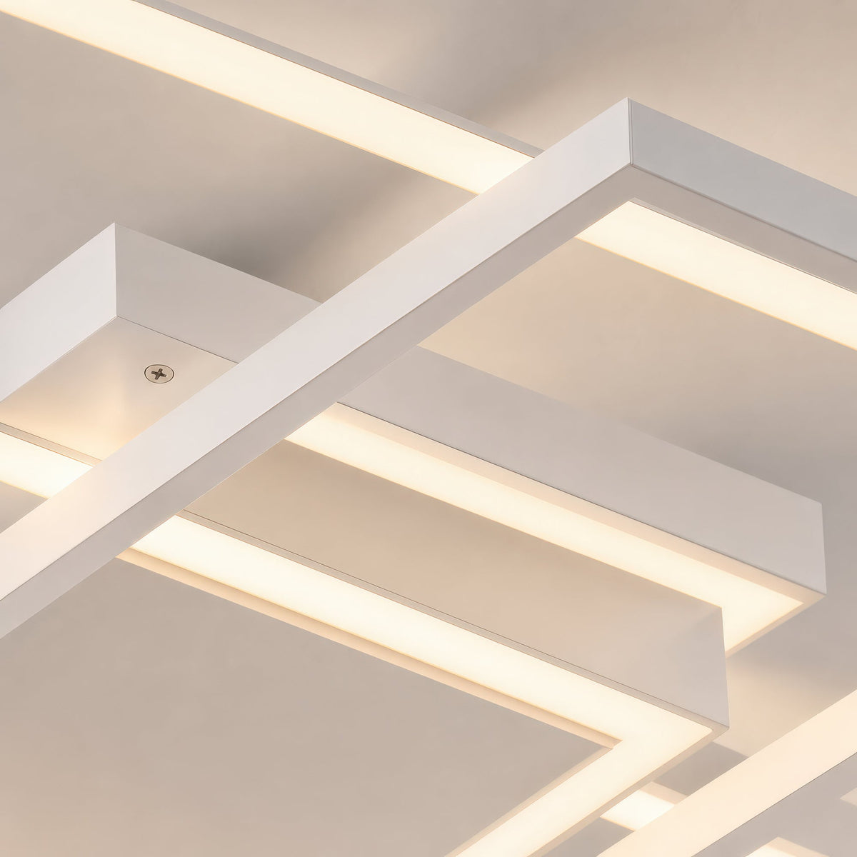 LED luster s diaľkovým ovládačom LANDYN 78W, studené/Teplé/Neutrálne svetlo, Stmívateľný, Biela, imaginea 8