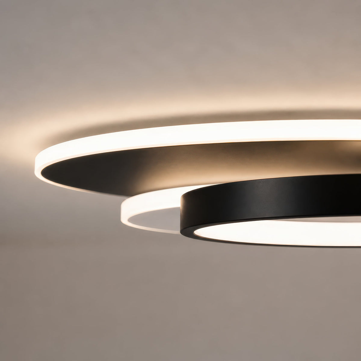 LED luster s diaľkovým ovládačom CHIARA 67 W, 3 kruhy, studené/teplé/neutrálne svetlo, stm dimovateľný, čierny, imaginea 10