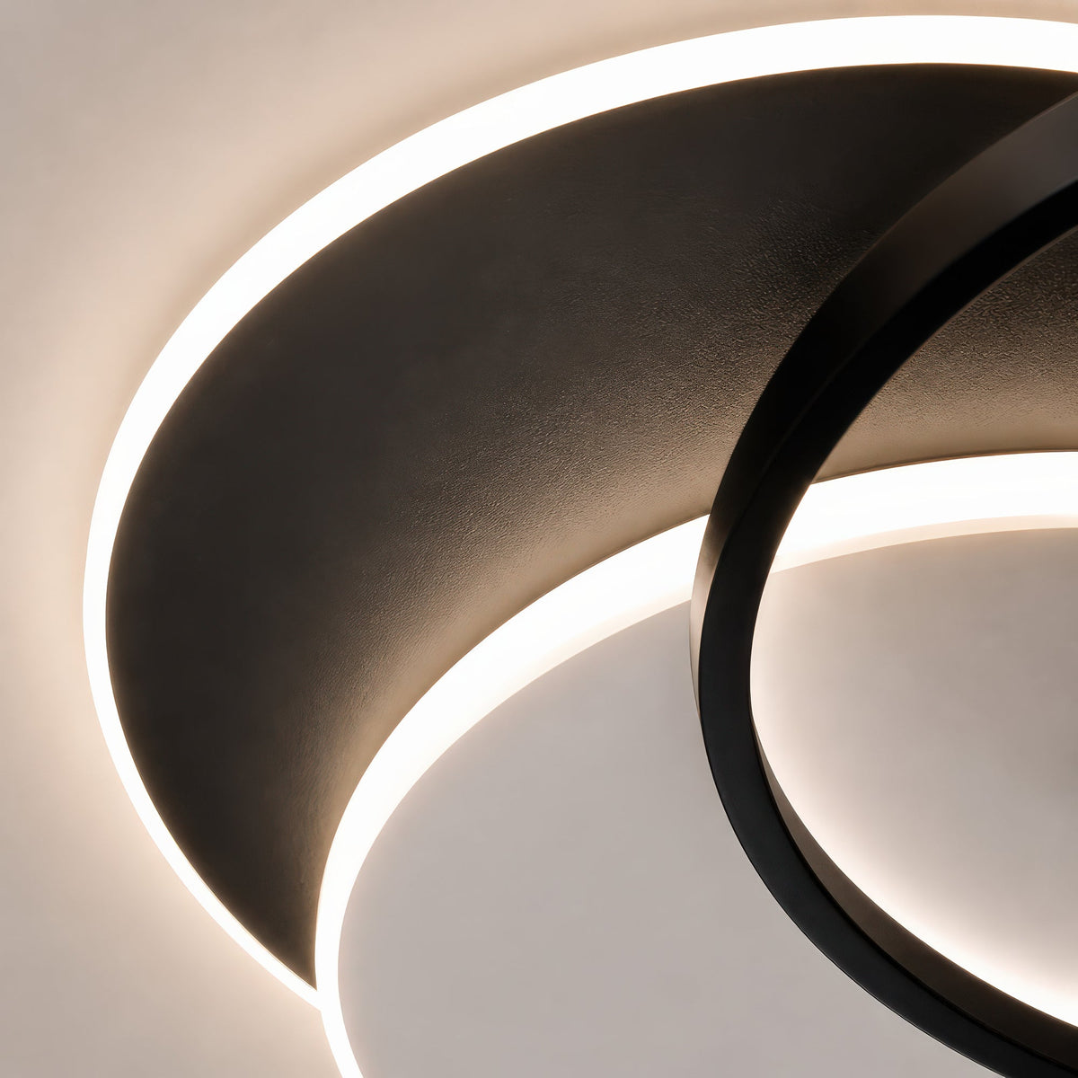 LED luster s diaľkovým ovládačom CHIARA 67 W, 3 kruhy, studené/teplé/neutrálne svetlo, stm dimovateľný, čierny, imaginea 9