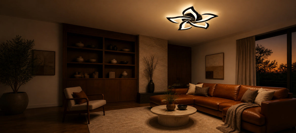 LED luster s diaľkovým ovládačom LT660/5BK, 5 svetelných zdrojov, 55 W, svetlo 3000/4000/6000 K, čierny, imaginea 14