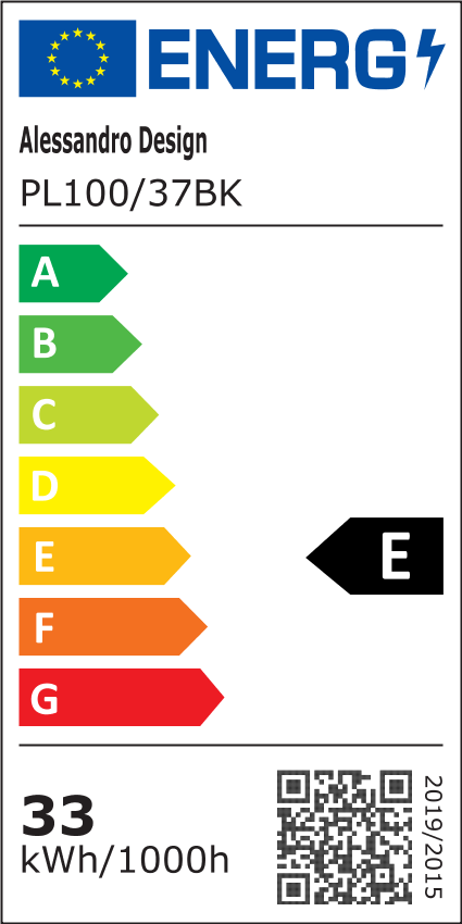 Plafoniera LED SOLIS 37cm 32W Lumina Rece Negru