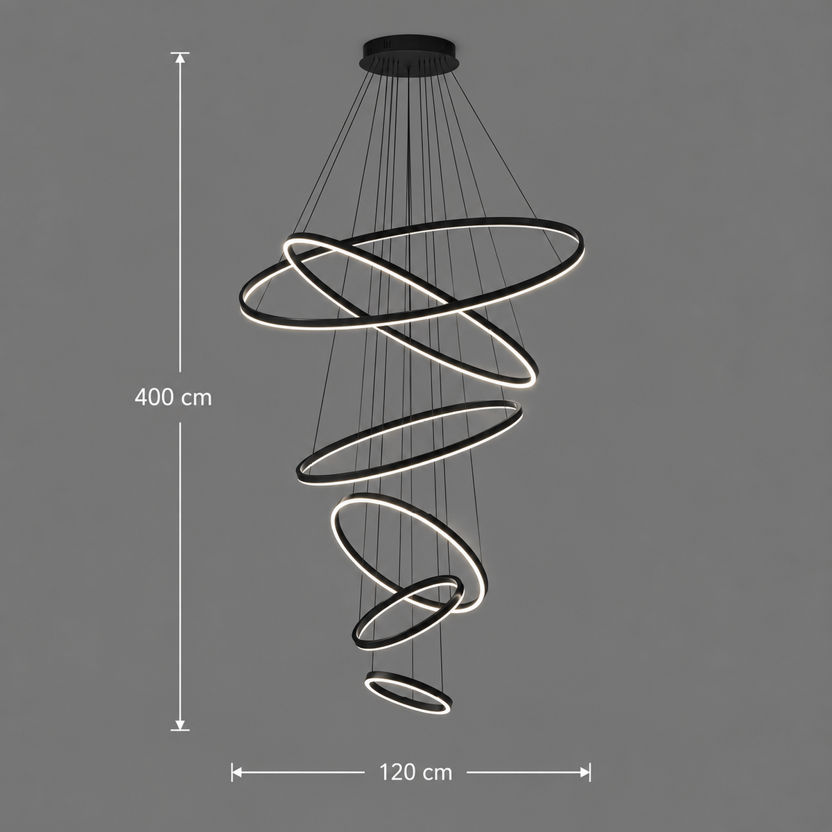 Lustra Led LL5389/1200BK