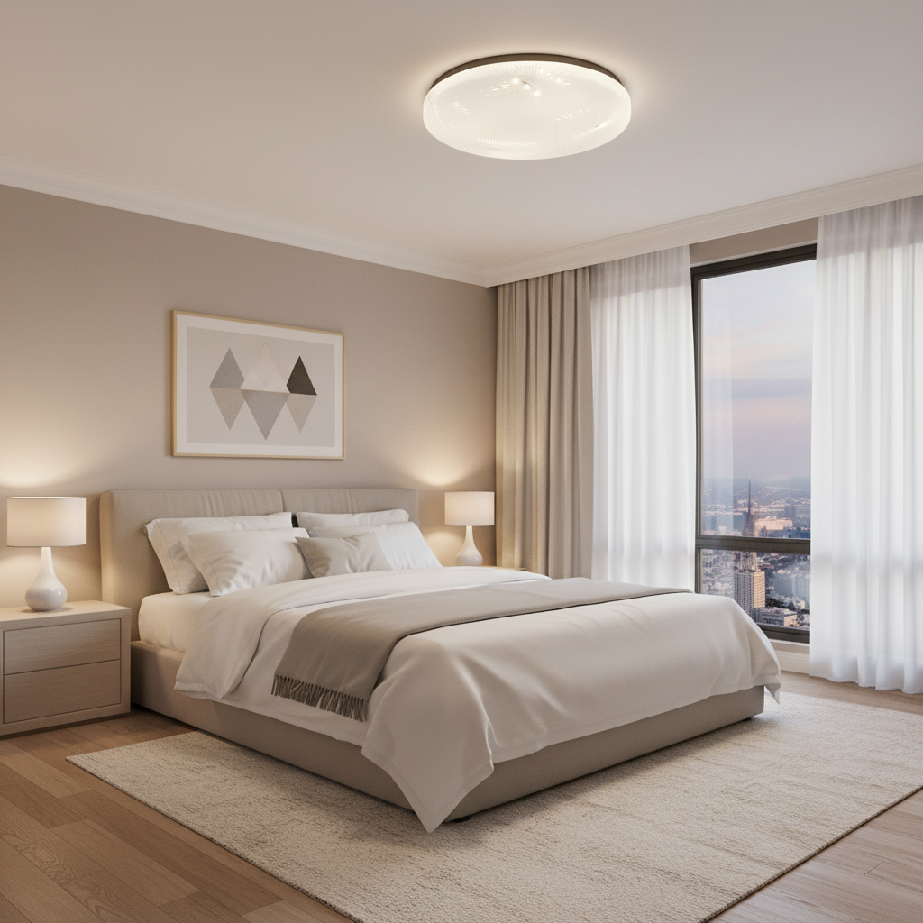 Plafonieră LED 35 cm, 31W, 3000K / 4000K / 6000K, Alb, Metal si Acril PL158/35