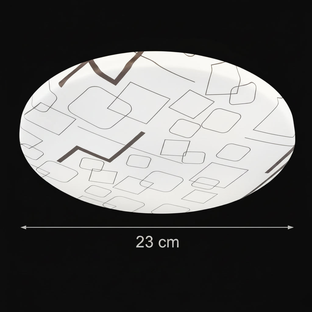 Plafonieră LED 23 cm, 22W, 3000K / 4000K / 6000K, Alb, Metal si Acril PL159/23