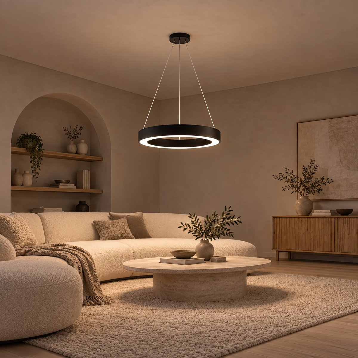 Lustra LED LL5001/600BK