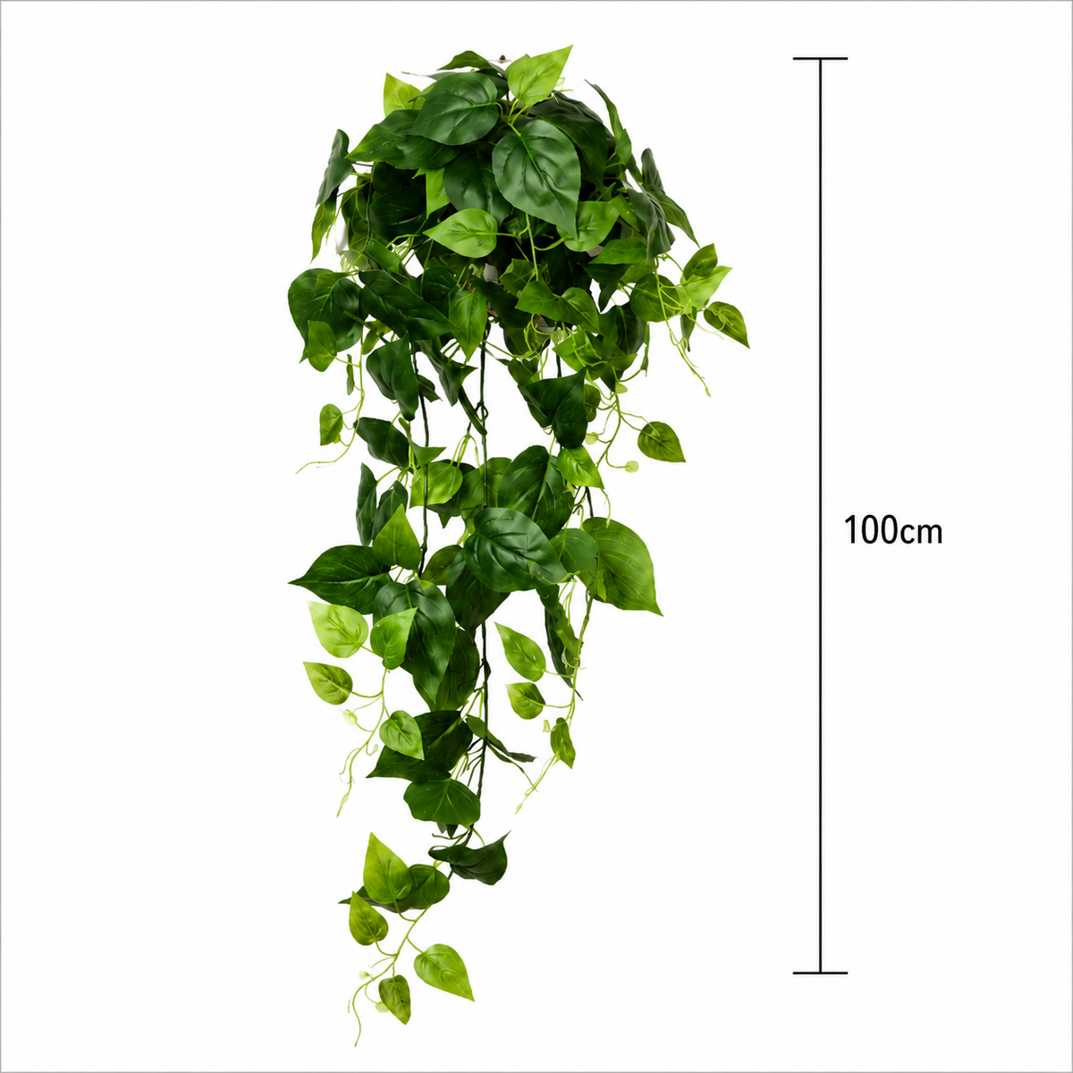 Plantă Artificială Suspendată Epipremnum, Verde