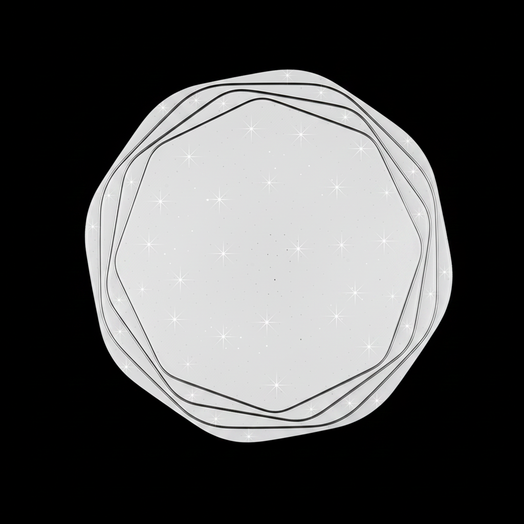 Plafonieră LED 23 cm, 22W, 3000K / 4000K / 6000K, Alb, Metal si Acril PL152/23