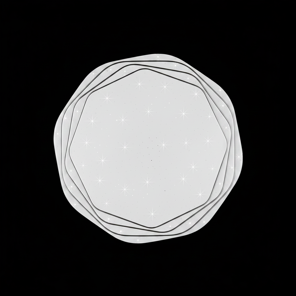 Plafonieră PL152 LED 35 cm, 31W, 3000K / 4000K / 6000K, Alb, Metal si Acril