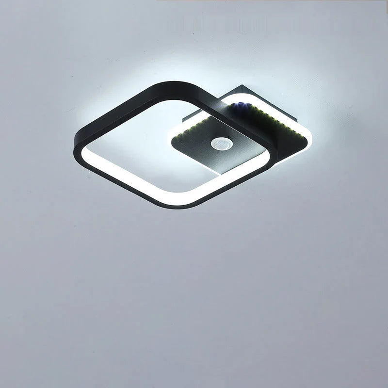 LED lustr s pohybovým snímačom PS510BK, 15 W, studené/teplé/neutrálne svetlo 3000 K/4000 K/6000 K, kov a akryl, imaginea 2