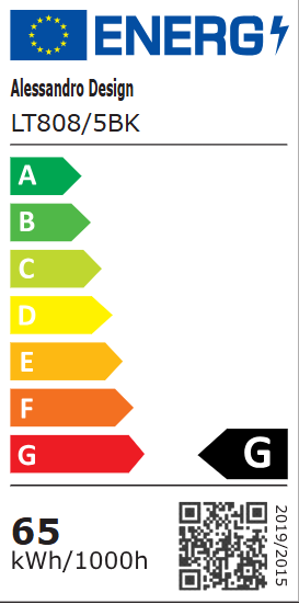 LED luster s diaľkovým ovládačom ZOE 65 W, 5 štvorcov, studené/cieple/neutrálne svetlo, dimovateľný, čierny, imaginea 8