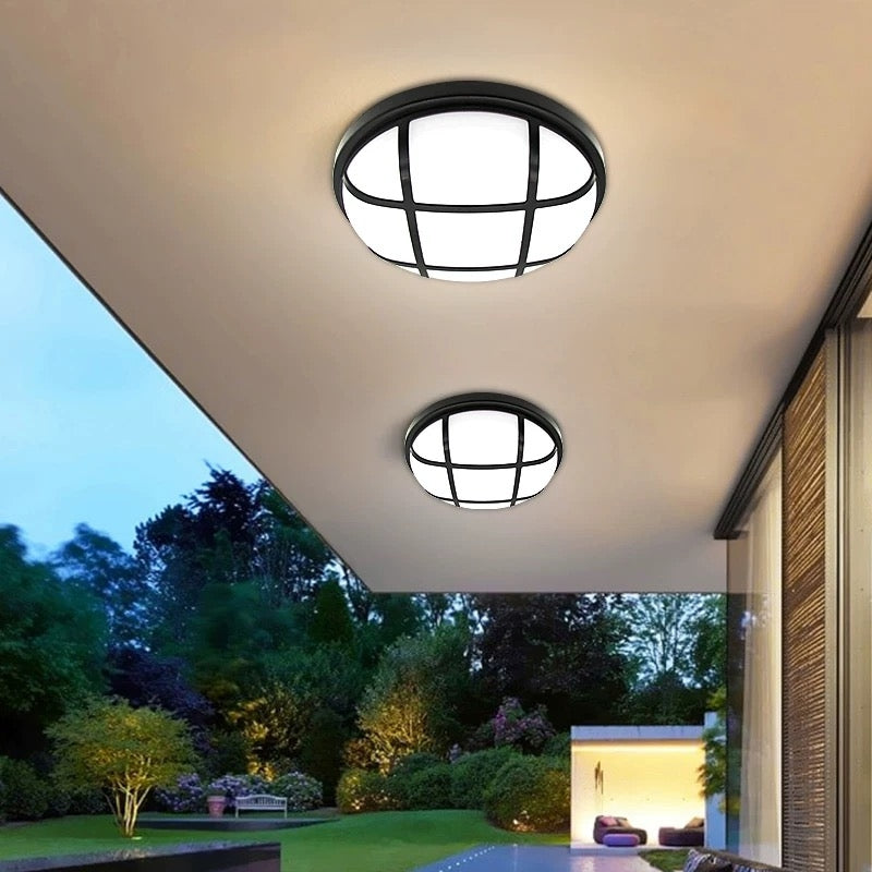 Vonkajná LED svietidlá AX311/218BK, priemer 21,8 cm, IP65, teplé svetlo, imaginea 1