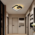 LED lustr s pohybovým snímačom PS510BK, 15 W, studené/teplé/neutrálne svetlo 3000 K/4000 K/6000 K, kov a akryl