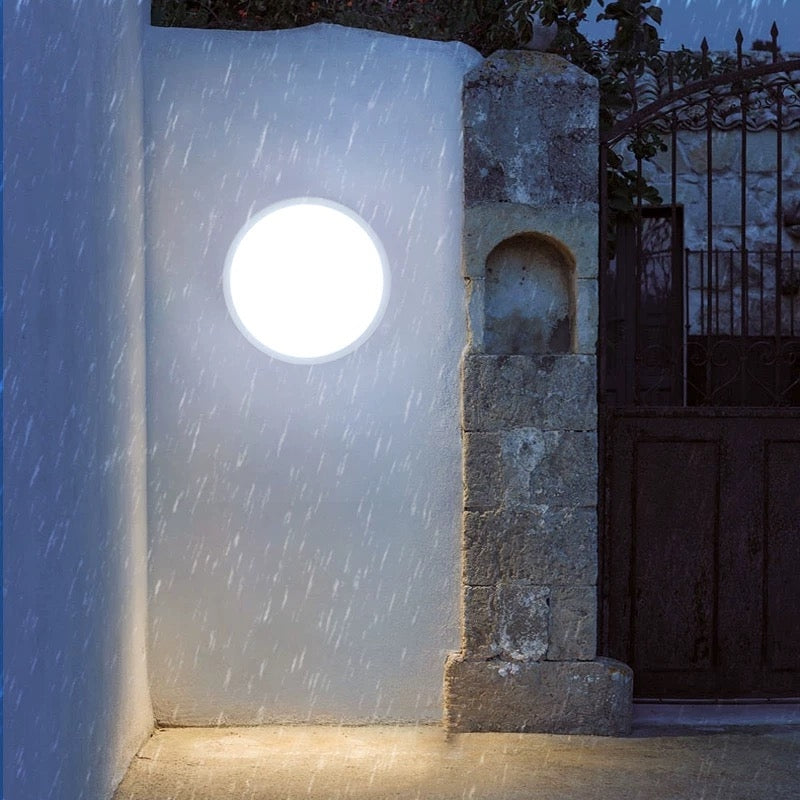 AX310/218WH Outdoor LED Light, Diameter 21.8, Warm Light 3000K, IP65, White, imaginea 2