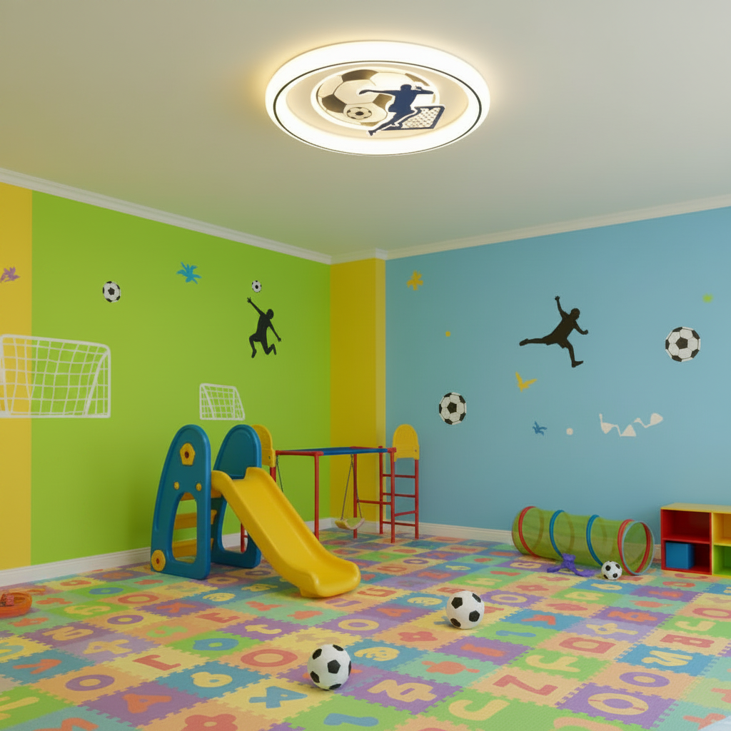 Lustra LED cu telecomanda 88W, Diametru 50cm, lumina Rece/Calda/Neutra, Albastru LL2589