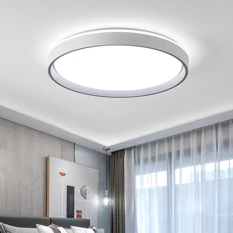 Plafoniera LED , 50W, Diametru 40cm, Lumina Calda/Rece/Neutra, Alb, imaginea 1