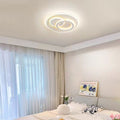NOLUX 34W LED Chandelier with Remote Control, Round, Cool/Warm/Neutral Light, Dimmable, White