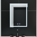 Oglinda LED Rectangulara, 60x80cm, Nox Touch, Sistem Dezaburire, Dimabila