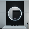 Oglinda LED Rotunda, 70cm, Zaffiro Touch, Sistem Dezaburire, Dimabila E48S/70X70