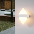 Aplica LED Exterior ICEBERG 10W Metal IP65 Alb AX210WH