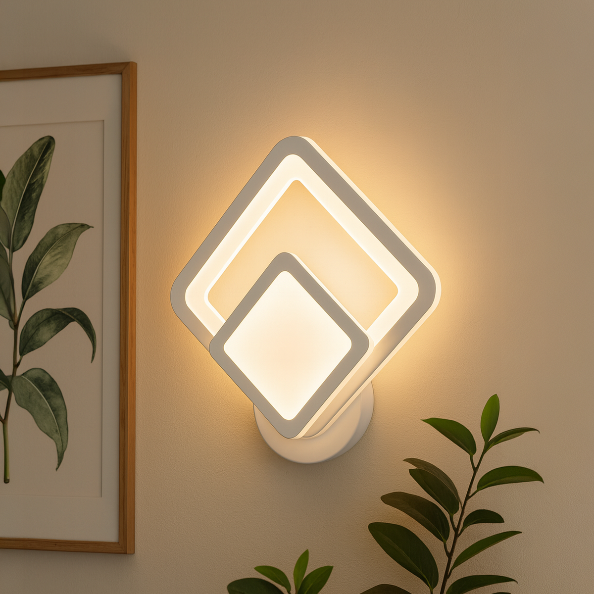 Shani LED Ceiling Light, 23W, White, Cool/Warm/Neutral Light, imaginea 1