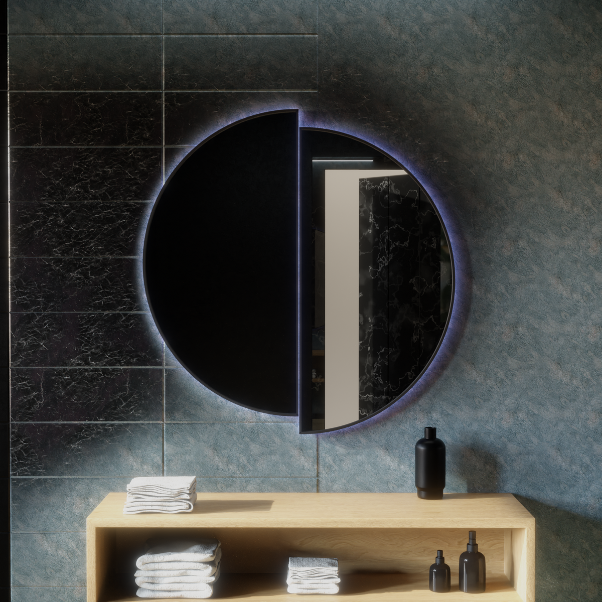 Oglinda LED Touch Mariah Sistem Dezaburire 60X60cm