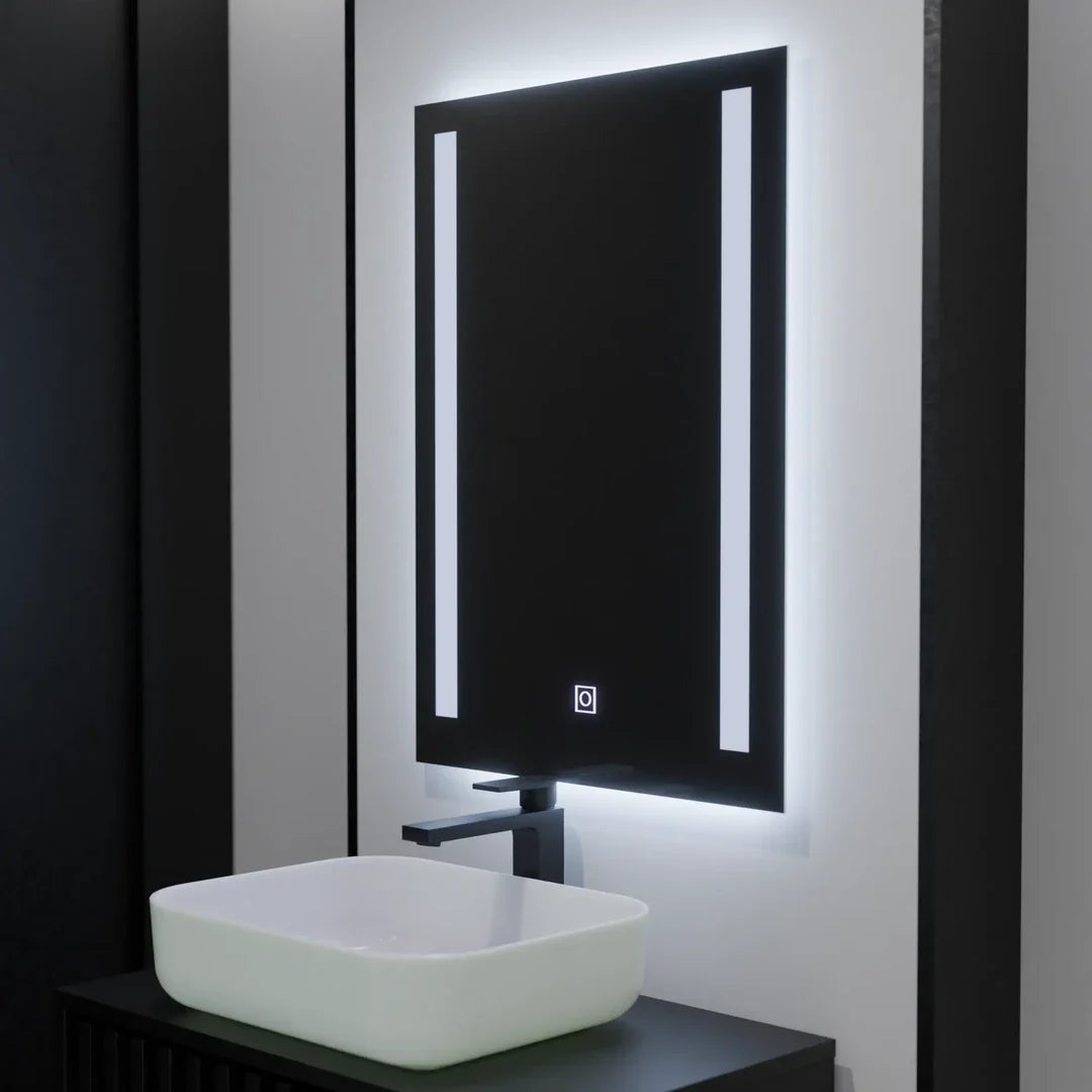 Oglinda LED Rectangulara, 50x70cm, Dual Light Basic Touch