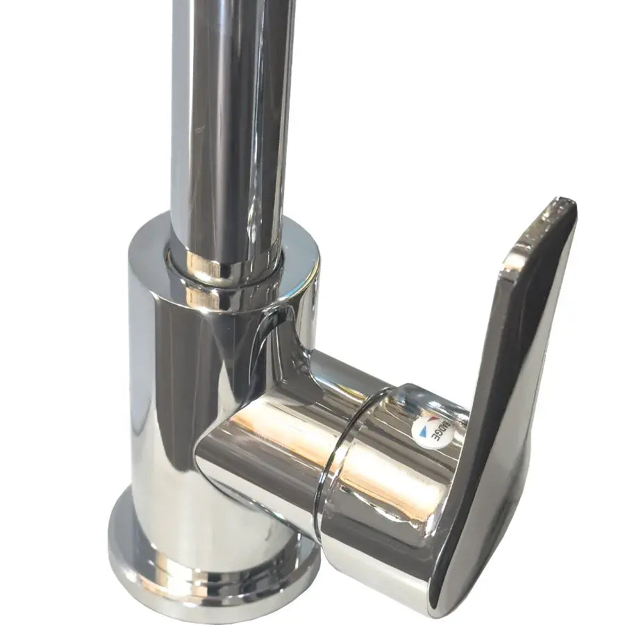 Baterie Bucatarie Inox, Crom, Pipa Rotativa, Inalta WH207, imaginea 2