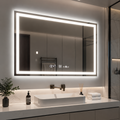 Oglinda LED Rectangulara 120x80cm Vérité MotionGlow Marcello, Sistem Dezaburire, Ceas & Termometru, Dimabila