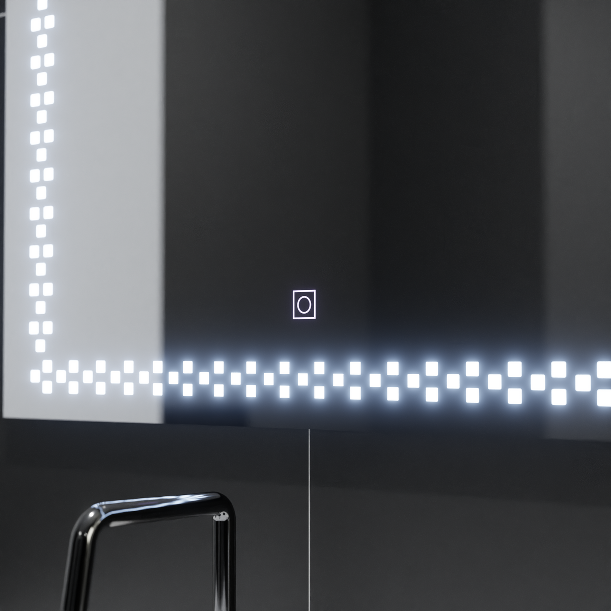 Oglinda LED Rectangulara 80x60cm Stella Basic Touch