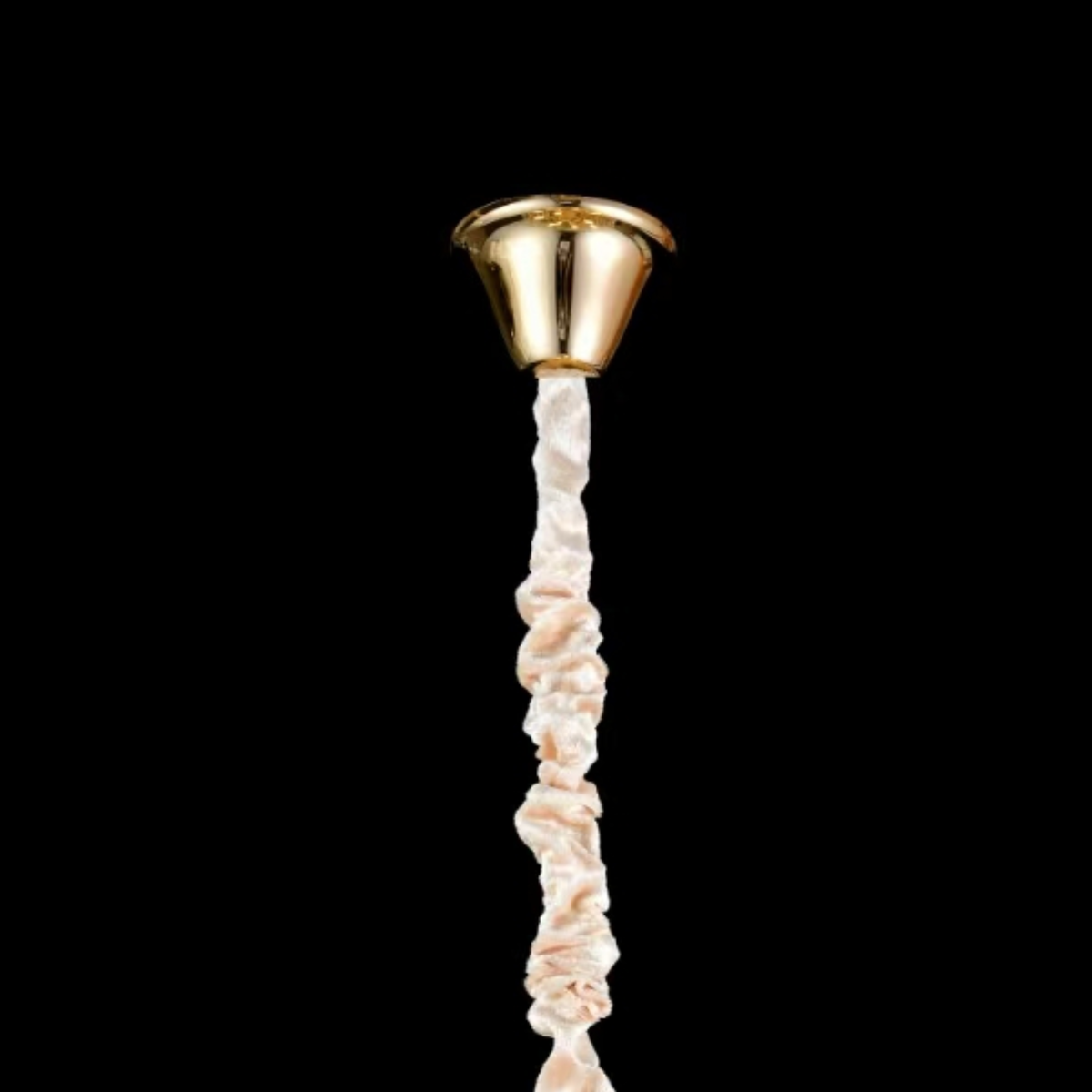 Candelabru Cristal, CC1676/650X200GD, 3xE14, Auriu Lucios, Inaltime Reglabila, Metal si Cristal