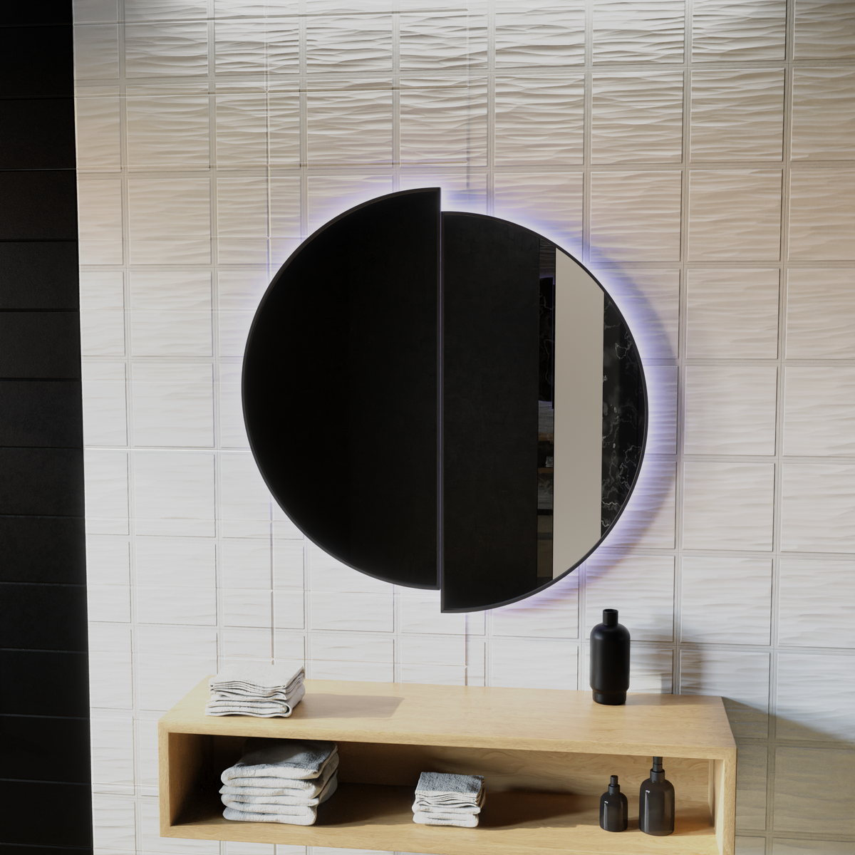 Oglinda LED Touch Mariah Sistem Dezaburire 60X60cm