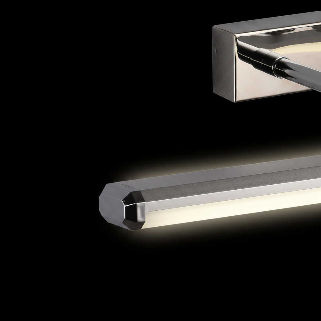 Aplica LED BALATON, 10W, liniara, lumina Calda/ Neutra/ Rece, Crom Lucios