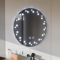 LED zrkadlo Touch Ivory, systém odmrazovania, priemer 60 cm, studené svetlo 6000 K