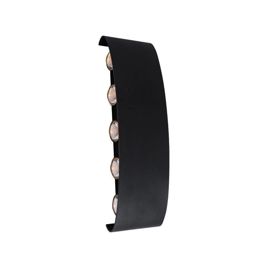 Aplica LED Fantas Interior/Exterior, 10 Surse x 1W, IP65, Negru, 3000K, imaginea 2