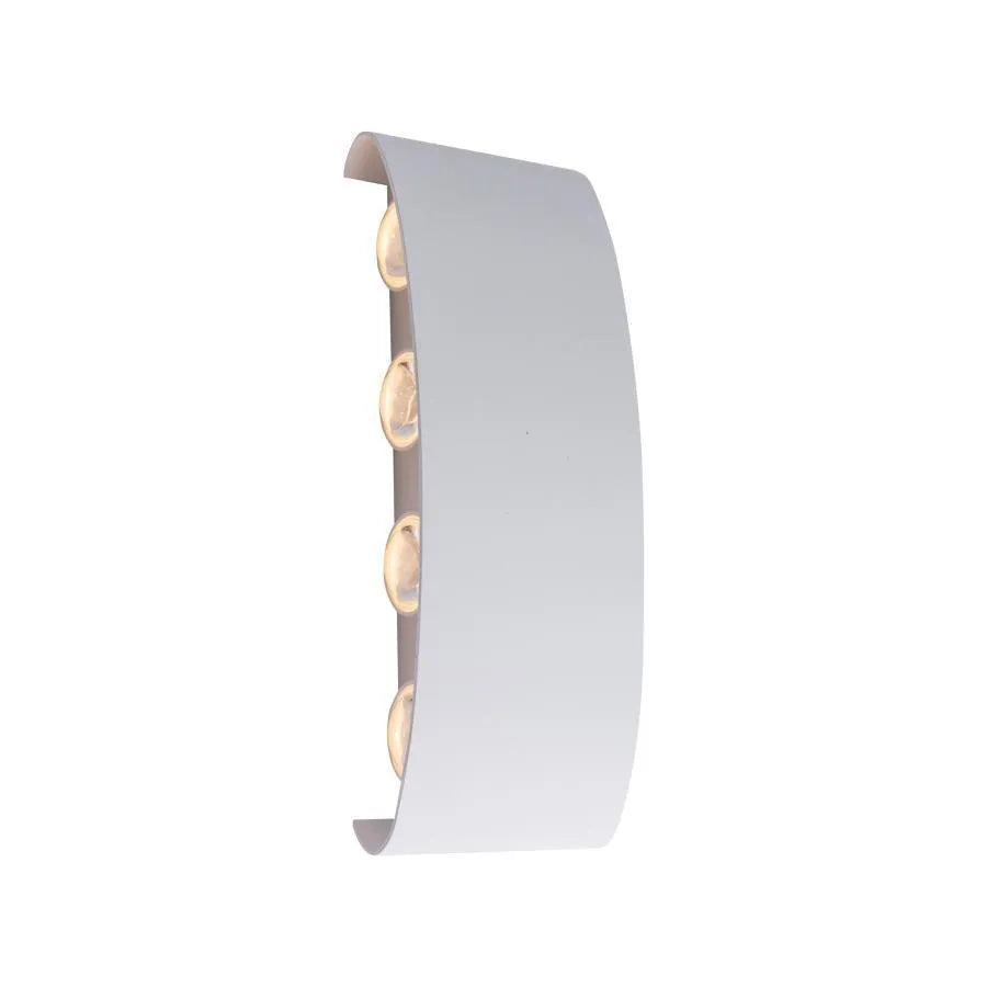 Aplica LED Fantas Interior/Exterior, 8 Surse x 1W, IP65, Alb, 3000K
