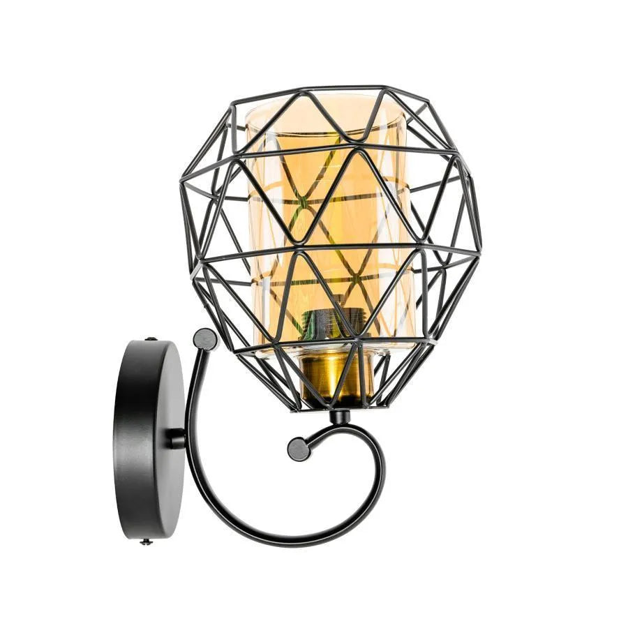Aplica Harlem, 1xE27, Metal, Negru