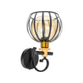 Aplica Junda, 1xE27, Metal, Negru