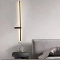 Aplica LED Akasma 48W, Silicon si Metal, Negru