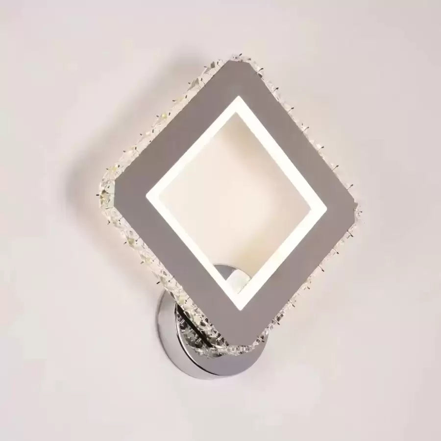 Cristal Santana LED Ceiling Light 34W Silver, imaginea 1