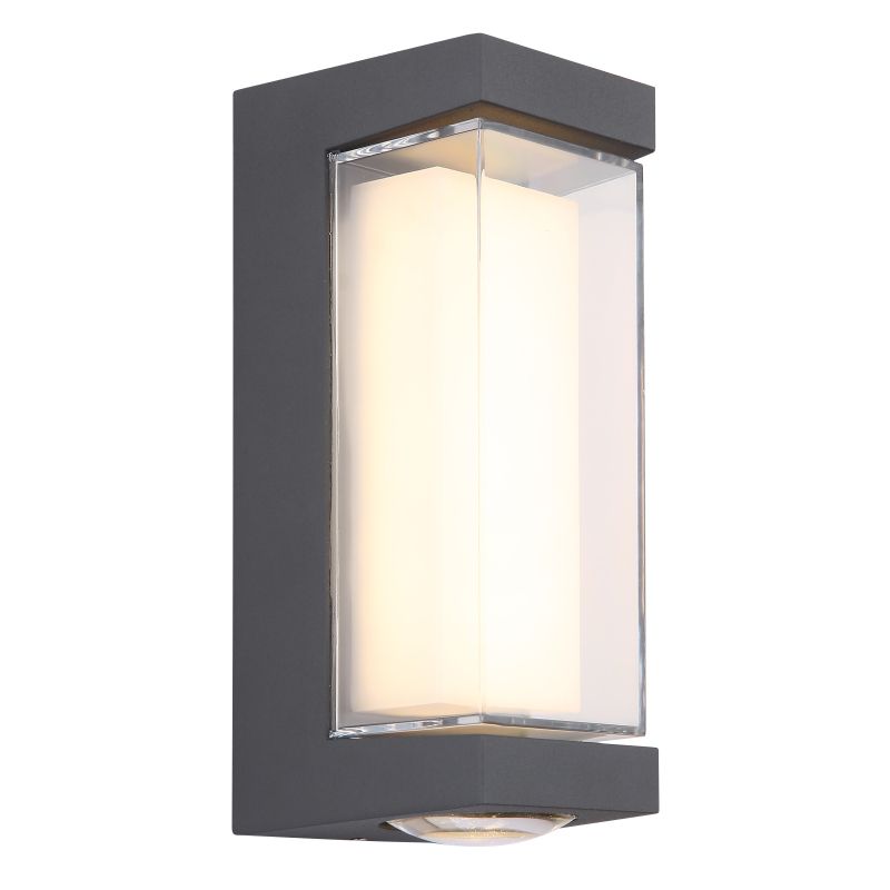 AX217 LED Floodlight for Outdoor and Indoor Use, 2 x 10W Light Sources, Metal, Black, 3000K, imaginea 4