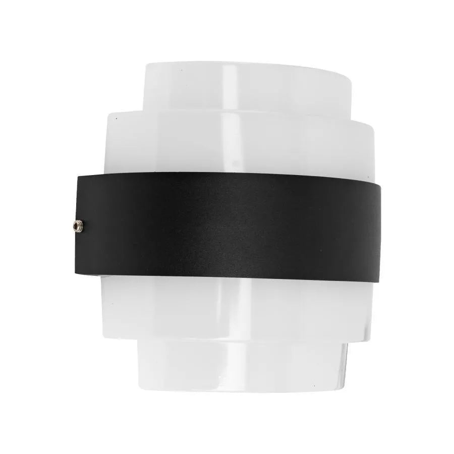 Aplica LED MONT BLANC, 12W, lumina Calda, Negru