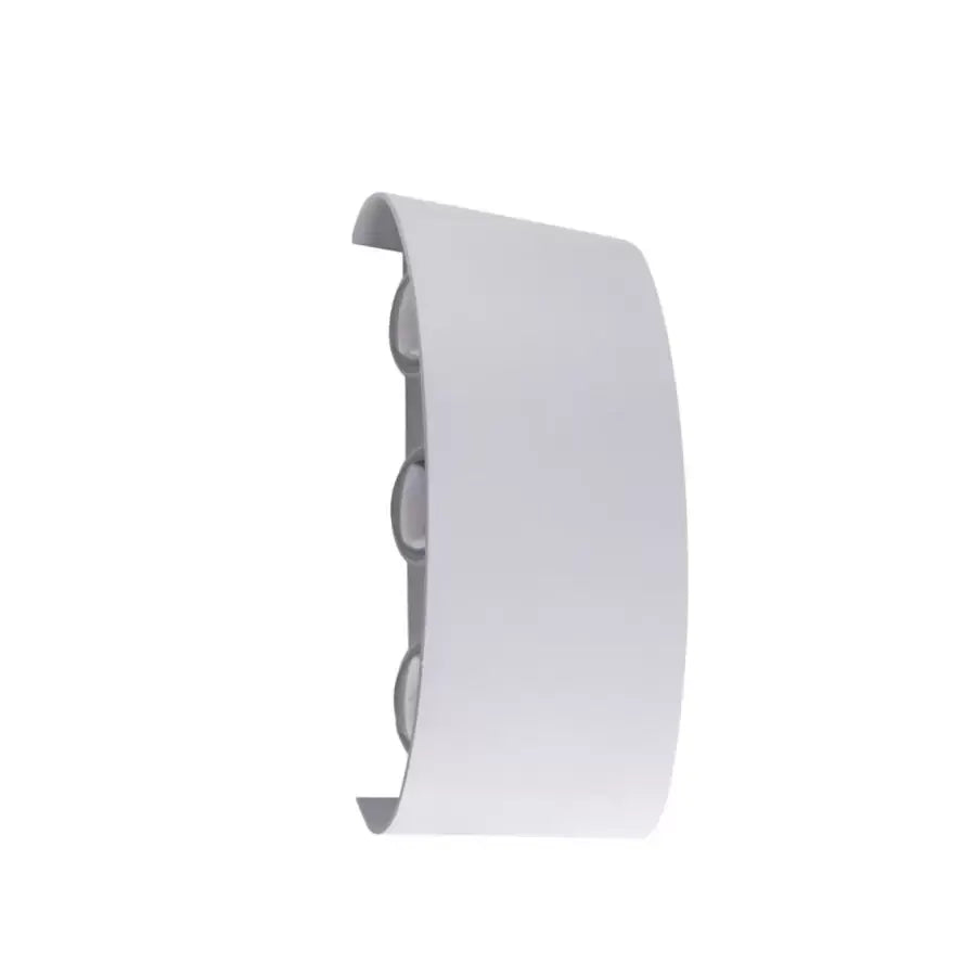 Aplica LED Fantas de Exterior si Interior, 6 Surse x 1W, IP65, Metalic, Alb, 3000K