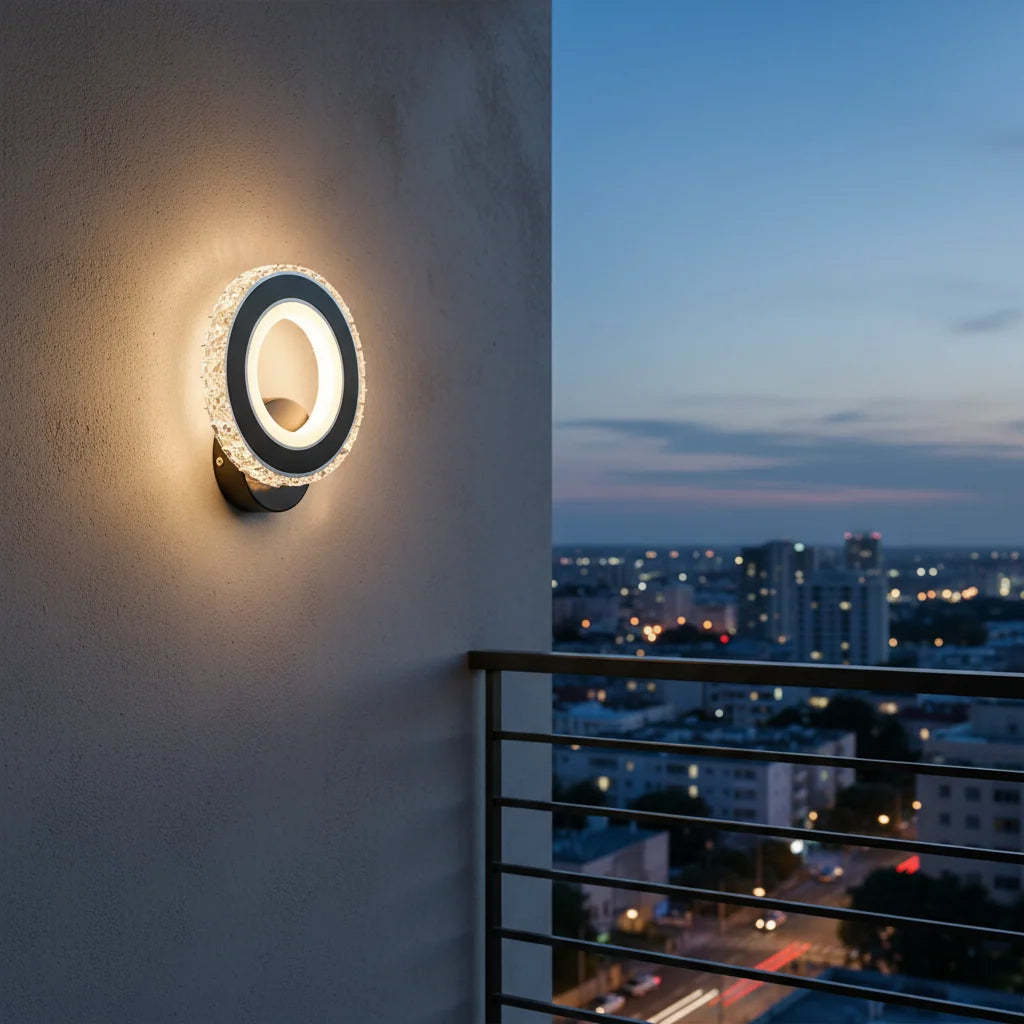 Lustra LED NOVA Rotonda, 16W, Negru & Inox, lumina Calda/Rece/Neutra, imaginea 3