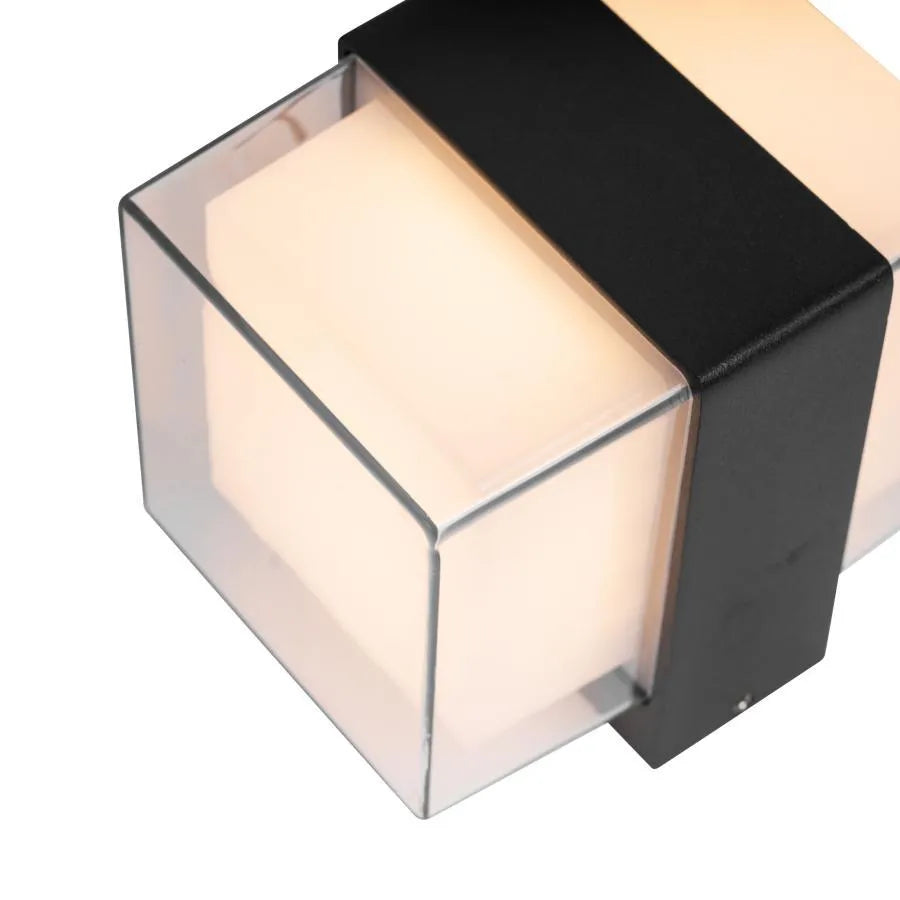 Aplica LED Milos Exterior, Negru, 3000K, IP.65
