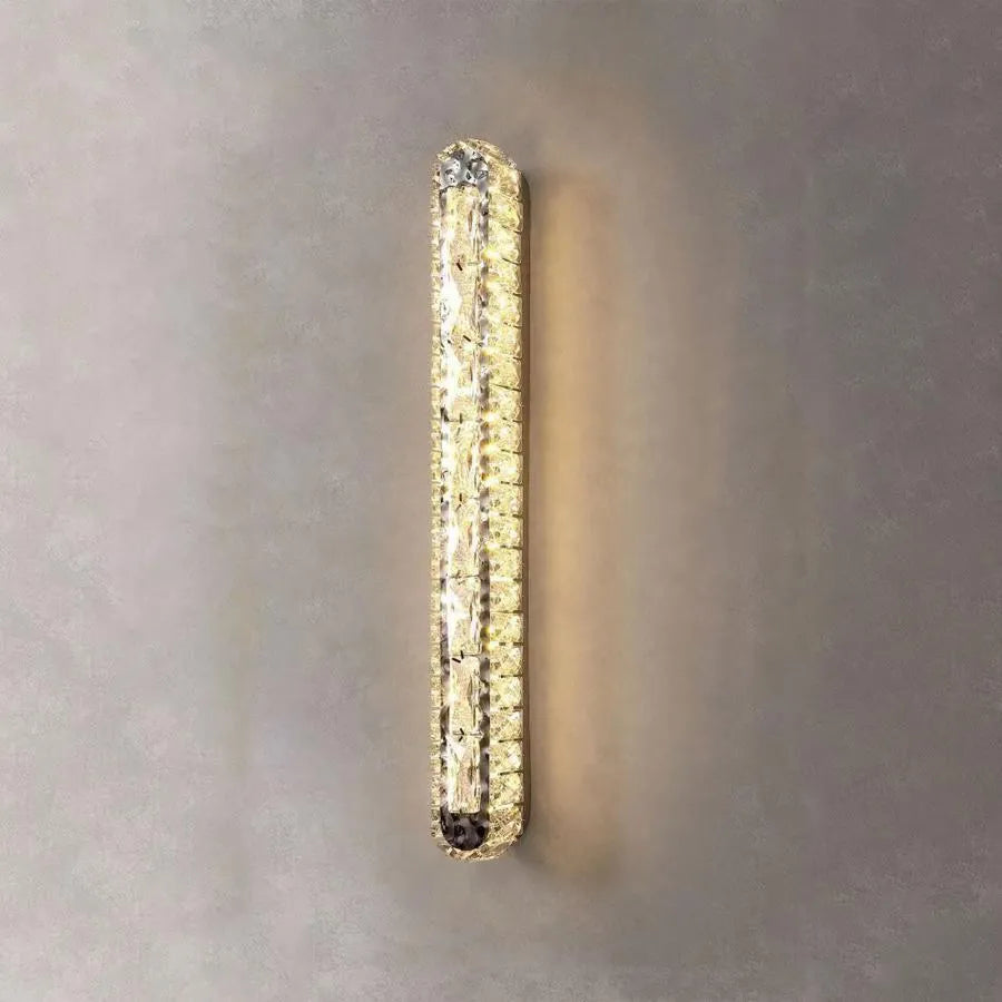 Aplica LED PRISCILA, 8W, Cristal, Crom Lucios, Lumina Calda/Rece/Neutra